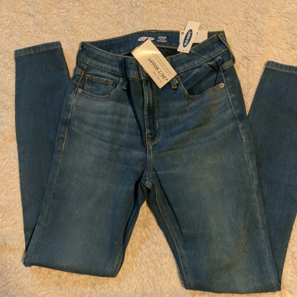 Old Navy Rockstar Super Skinny High Rise Jeans